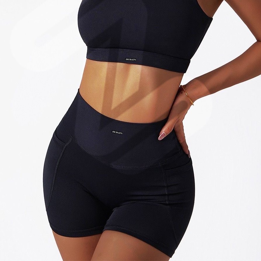 Short Deseo Pocket > BLACK < SIN FRUNCE